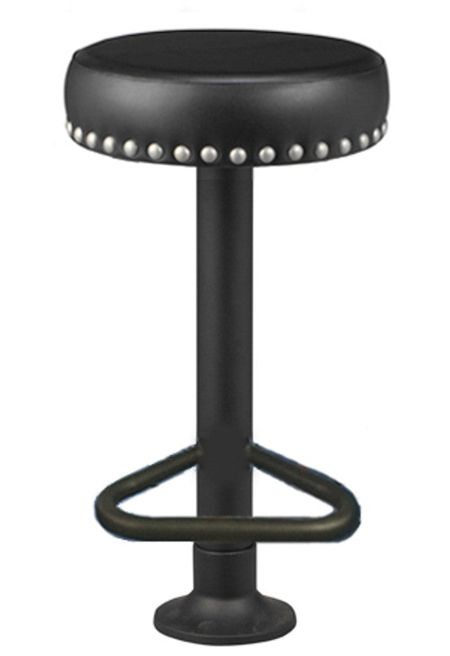 Upholstered Seat Bolt Down Soda Fountain Stool