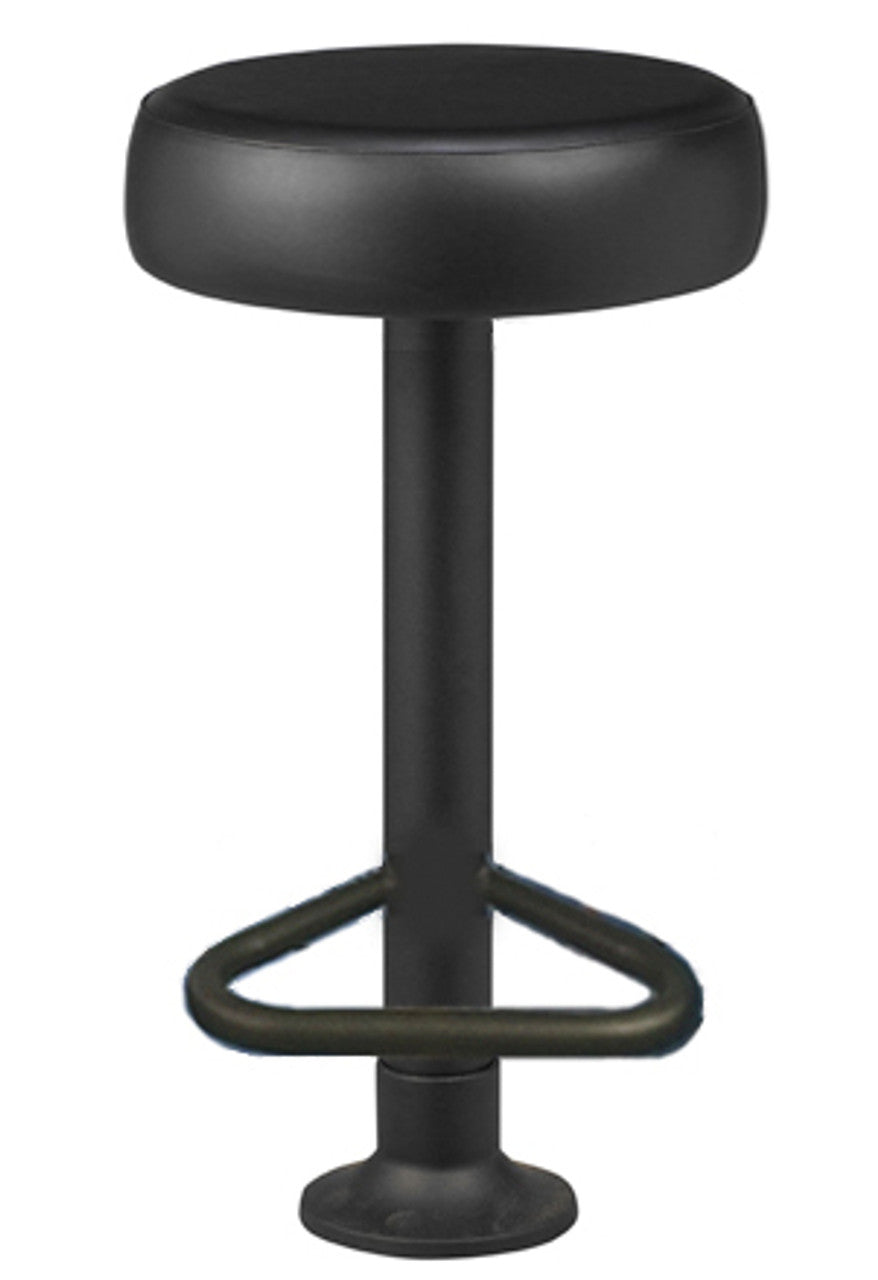 Upholstered Seat Bolt Down Soda Fountain Stool