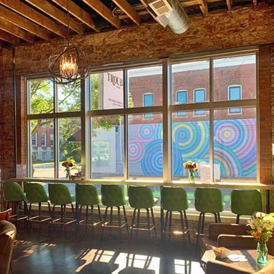 Bucket Steel Bar Stools