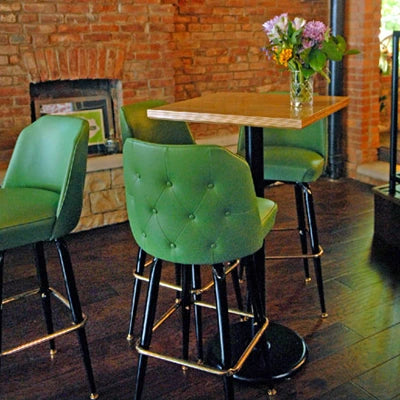 Bucket Steel Bar Stools