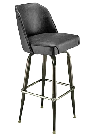 Bucket Seat Bar Stool with Cut Corners