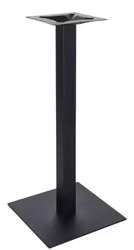 17" x 17" Flat Steel Square Table Base