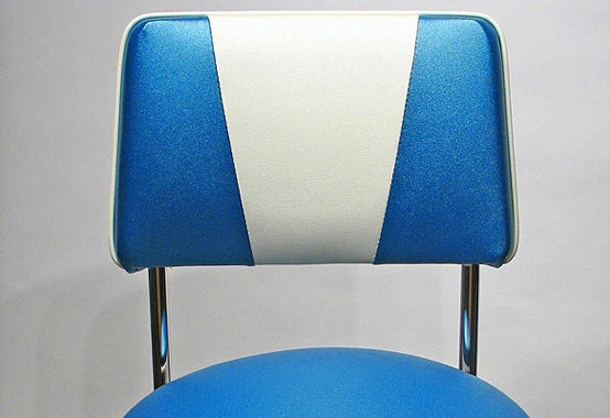 Chrome Bar Stool with Chrome Seat Ring