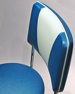Chrome Bar Stool with Chrome Seat Ring