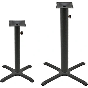 Outdoor Umbrella Stamped Steel Crossfoot Table Bases