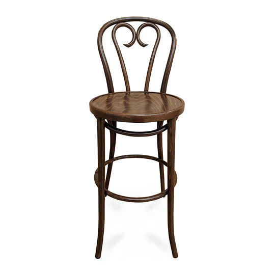Candy Cane Style Bentwood Bar Stool