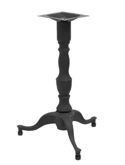 22" Georgian Style Ornate Tripod Cast Iron Table Base