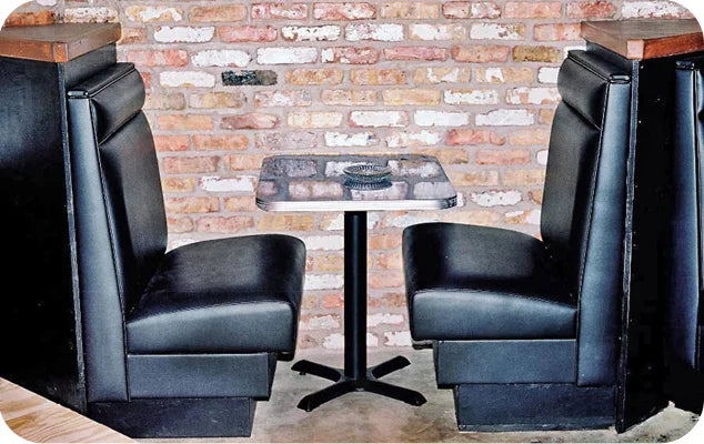 22" x 22" Stamped Steel Crossfoot Table Base