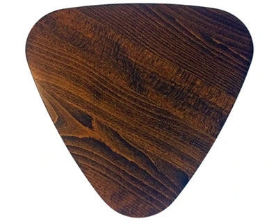 Triangle Seat Wood Bar Stool