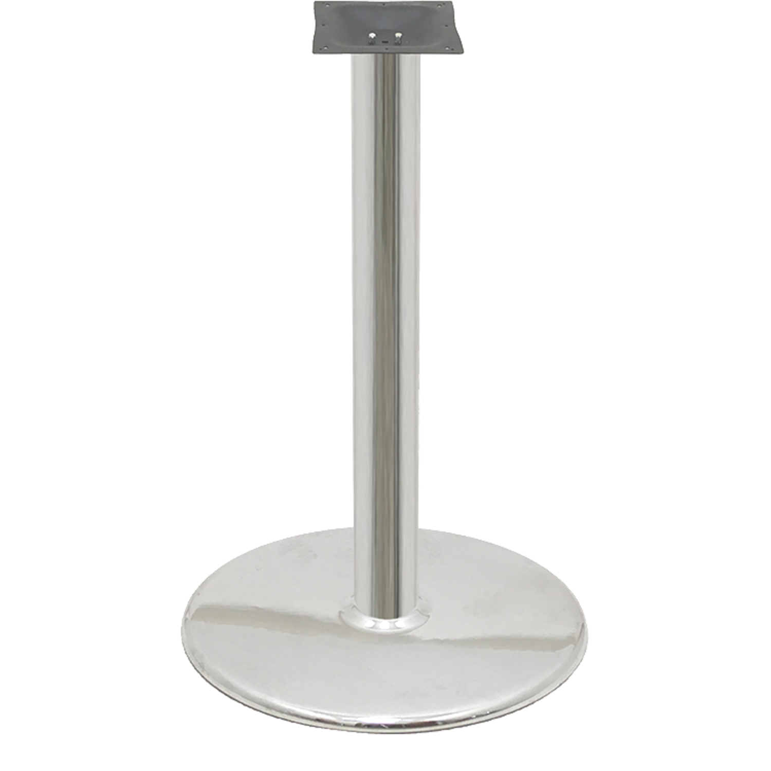 30" Diameter Chrome Plated Stamped Steel Table Base