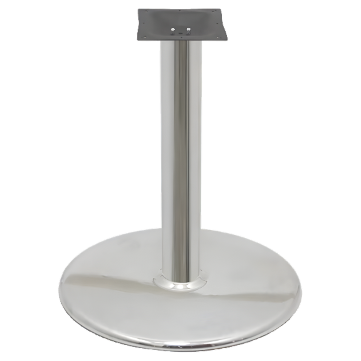 30" Diameter Chrome Plated Stamped Steel Table Base
