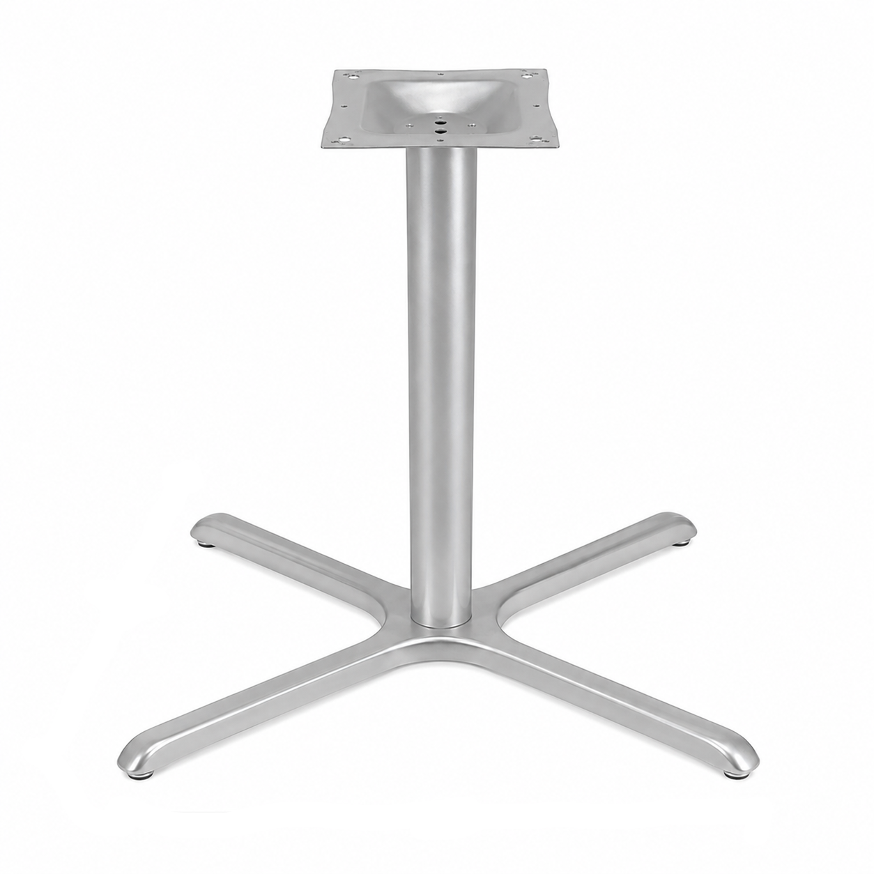 36" x 36" Stamped Steel Crossfoot Table Base