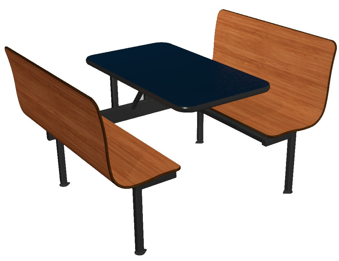 Wall Style Laminated Contoured Booths