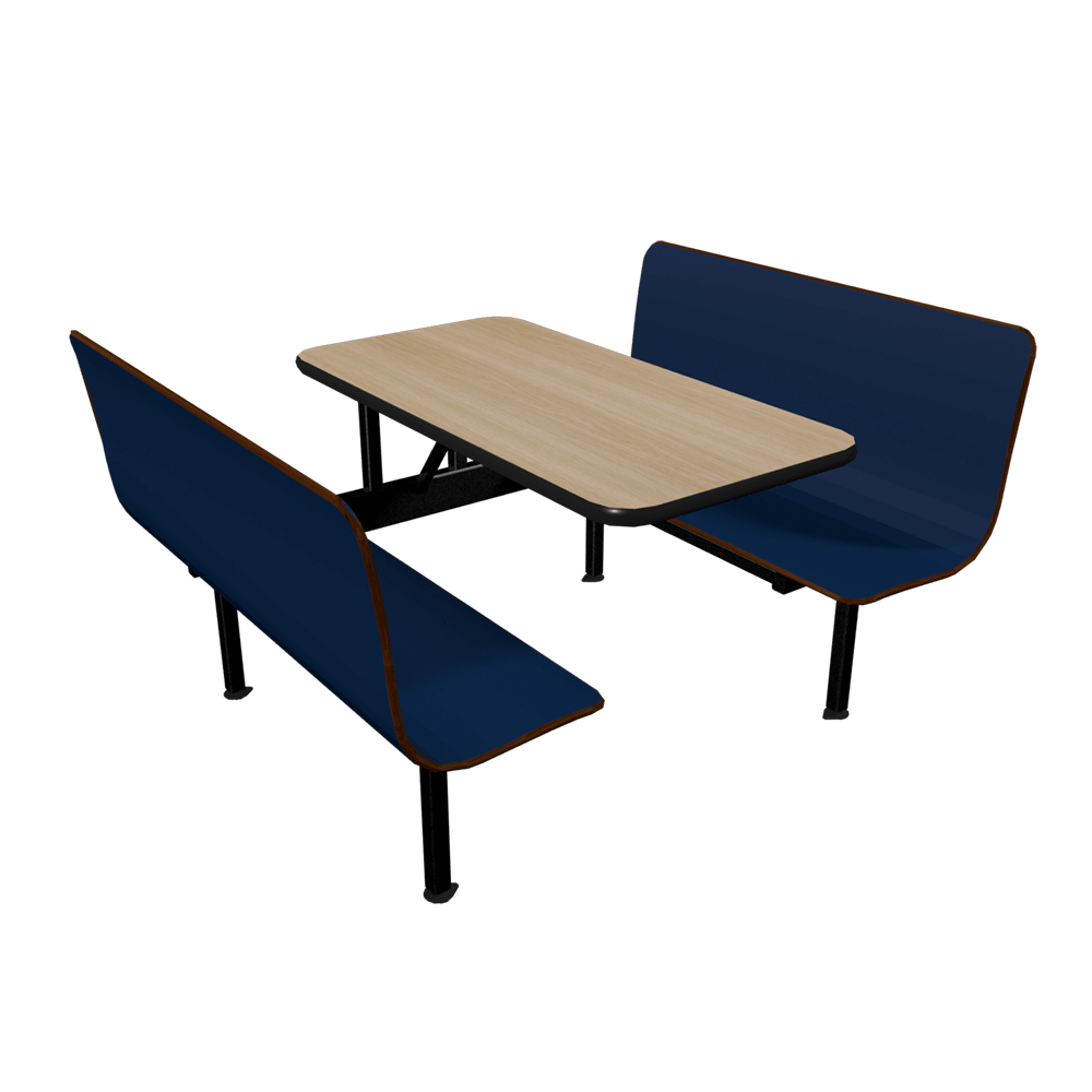 Wall Style Laminated Contoured Booths