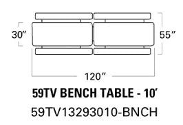 Fold And Rollaway Bench Seat Cafeteria Seating