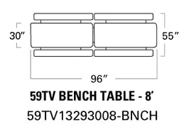 Fold And Rollaway Bench Seat Cafeteria Seating
