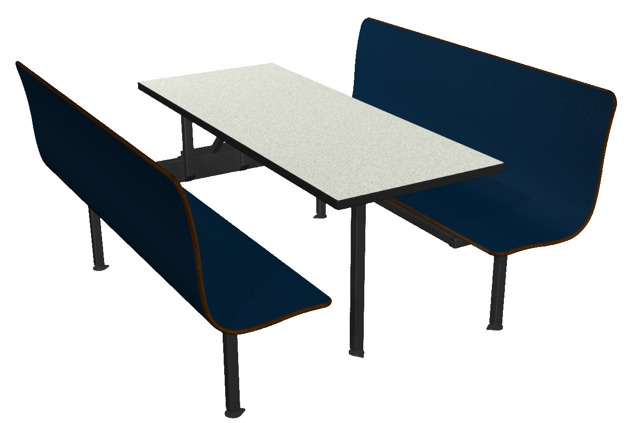 Wall Style Laminated Contoured Booths