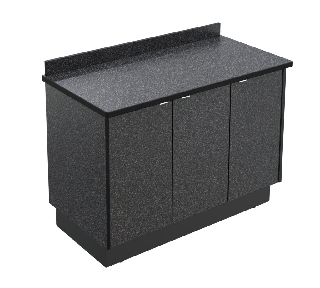 Condiment Counter with Backsplash