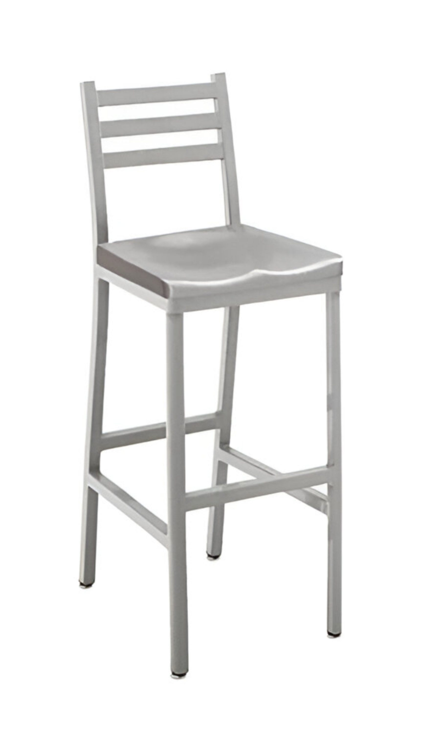 Aluminum Ladderback Barstool Aluminum Seat