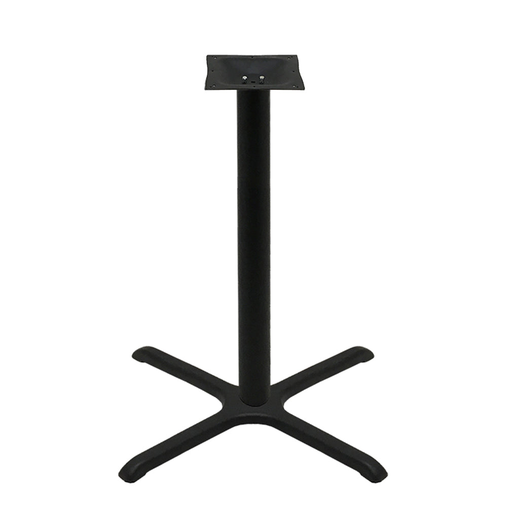 30" x 30" Stamped Steel Crossfoot Table Base