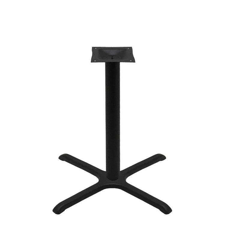30" x 30" Stamped Steel Crossfoot Table Base