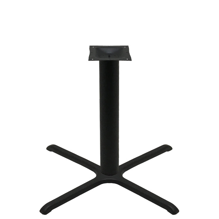 36" x 36" Stamped Steel Crossfoot Table Base