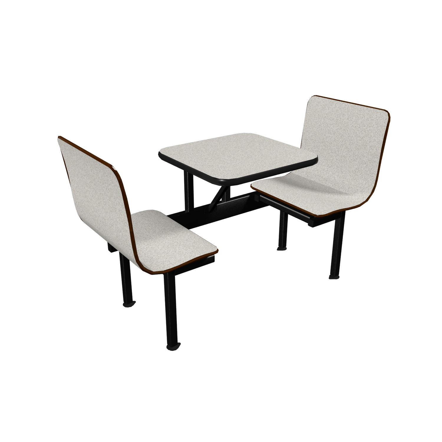 Wall Style Laminated Contoured Booths