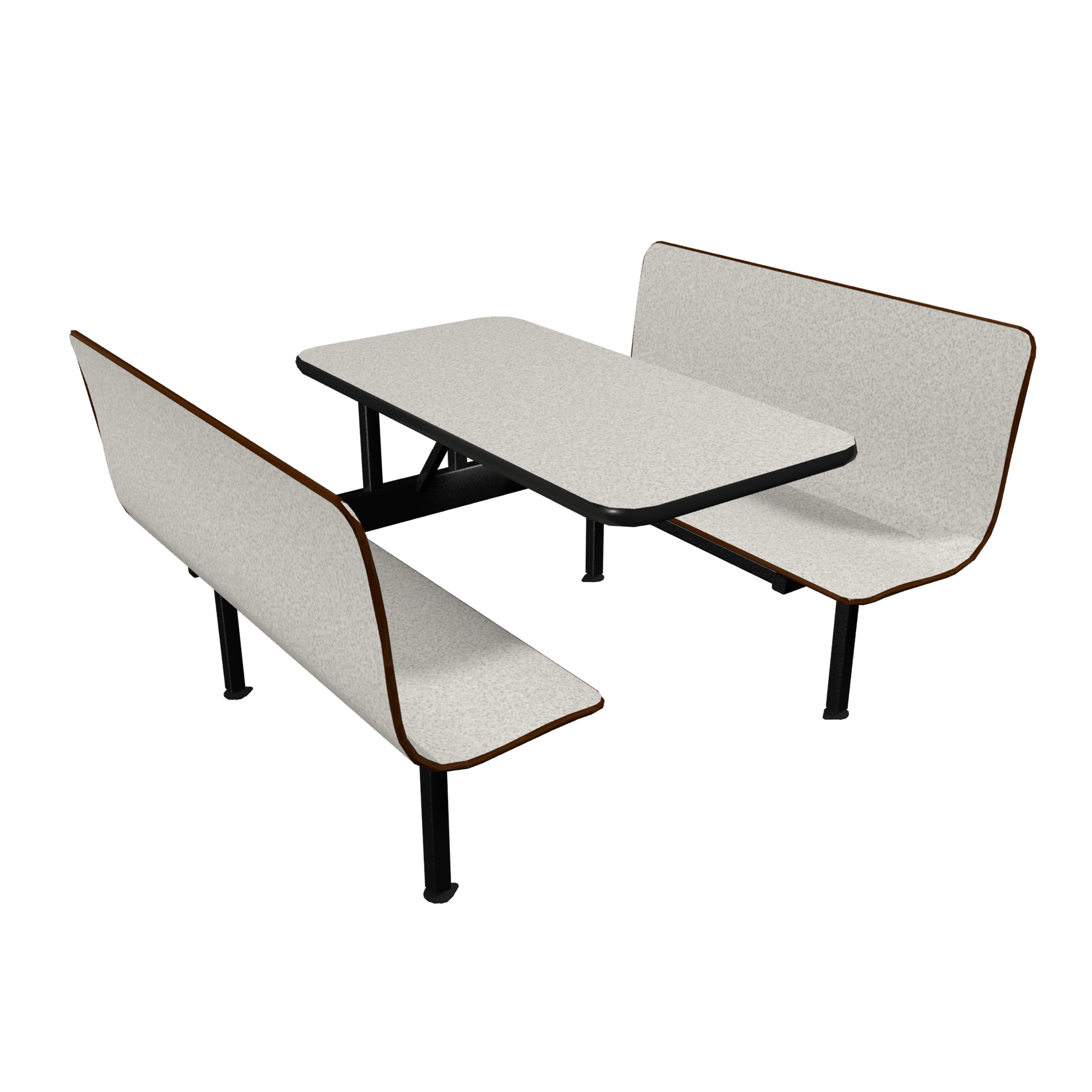 Wall Style Laminated Contoured Booths