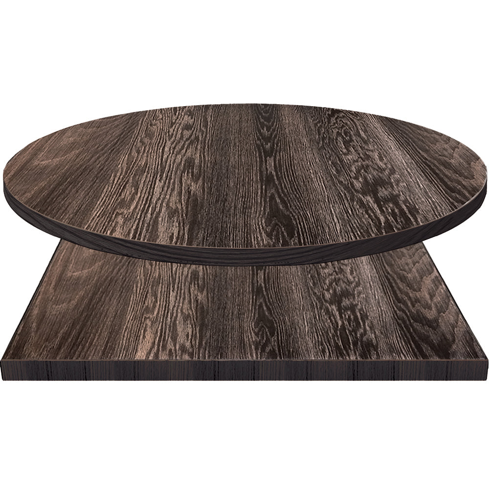 Drop Edge Wood Veneer Table Tops