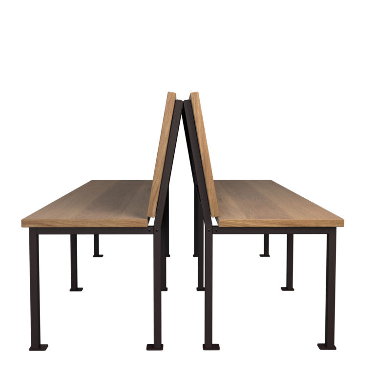 Steel Frame Wood Booth