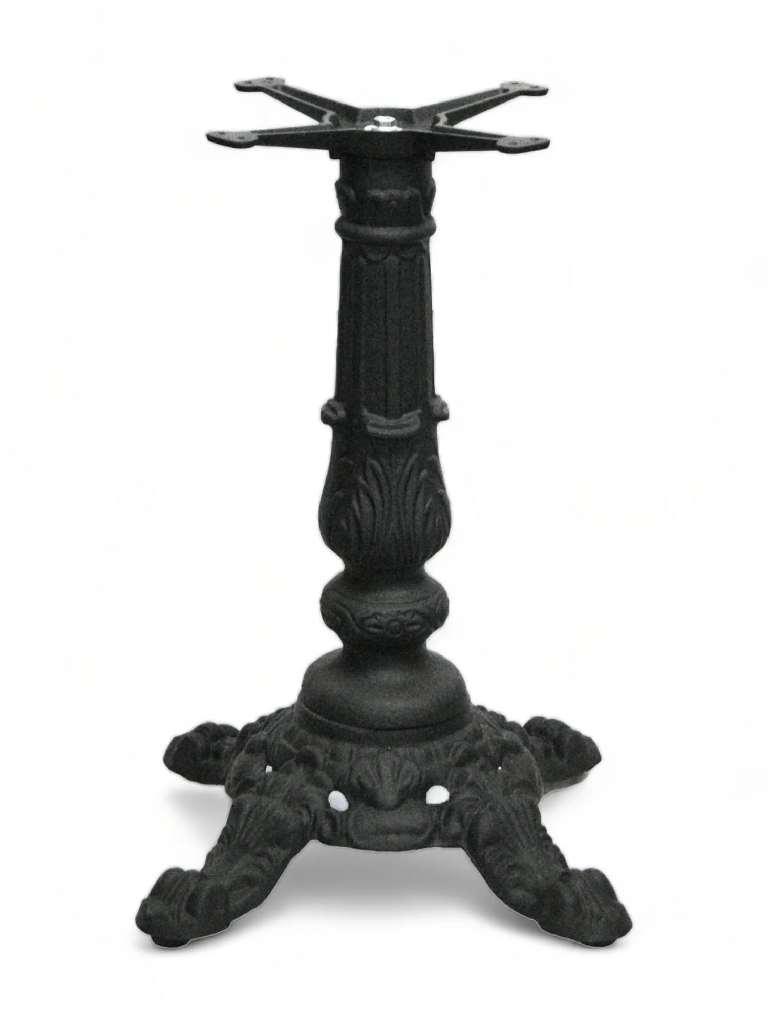 24" X 24" Victorian Crossfoot Ornate Cast Iron Table Base