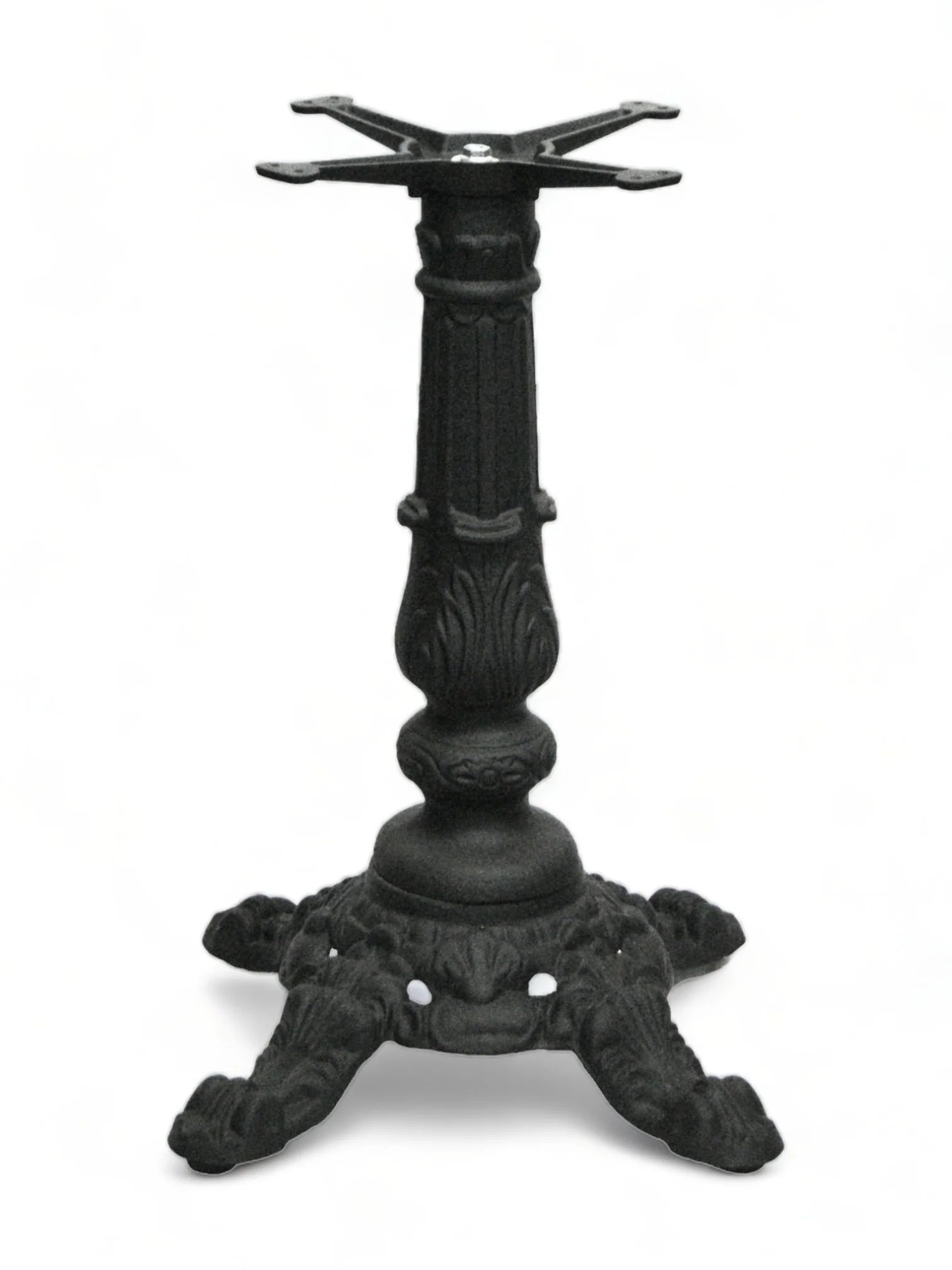 24" X 24" Victorian Crossfoot Ornate Cast Iron Table Base