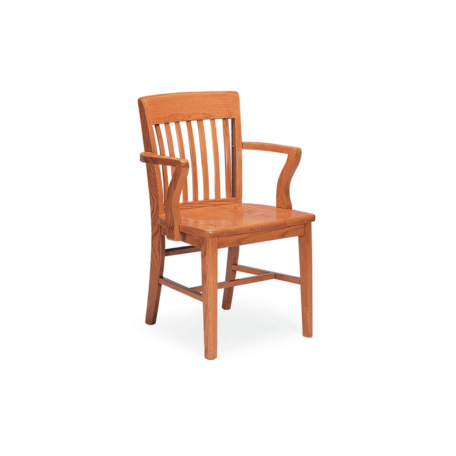 Oak School House Arm Chairs