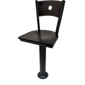 Quick Ship Floor Mounted Stools With Backrests