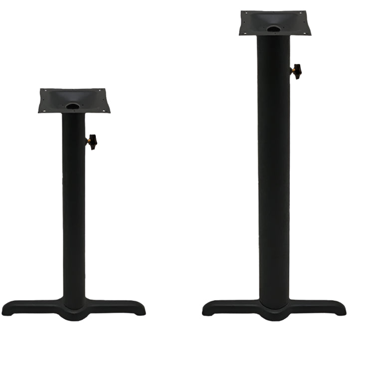Outdoor Umbrella Stamped Steel "T" End Table Bases