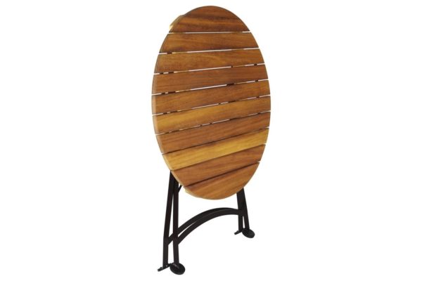 32" Round French Bistro Folding Table