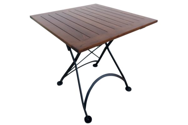 36" Square French Folding Table