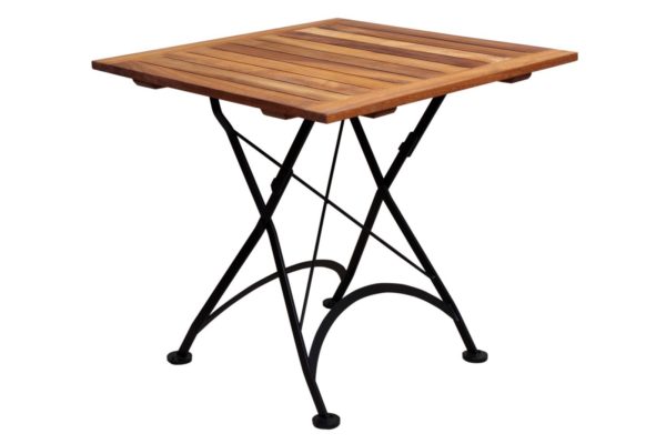 24" Square French Folding Table