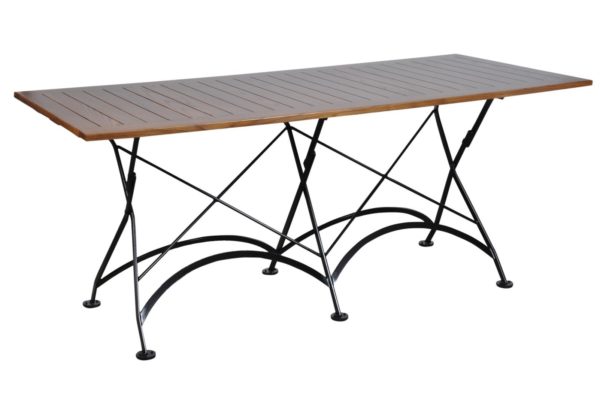 32" x 72" French Bistro Large Rectangular Folding Table