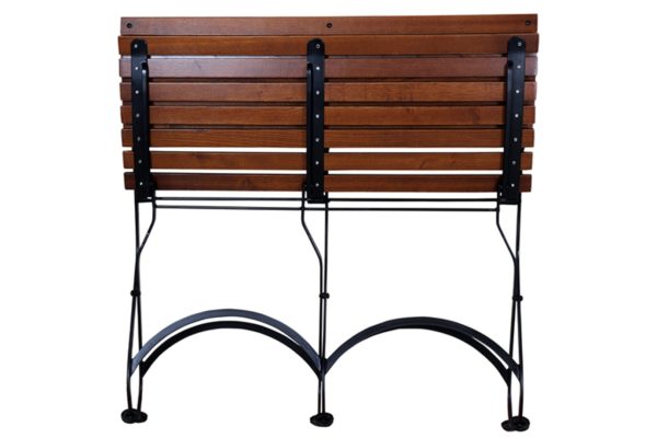French Bistro Folding Two Seat Bench