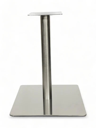 23" x 23" Square Stainless Steel Table Base