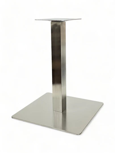 23" x 23" Square Stainless Steel Table Base