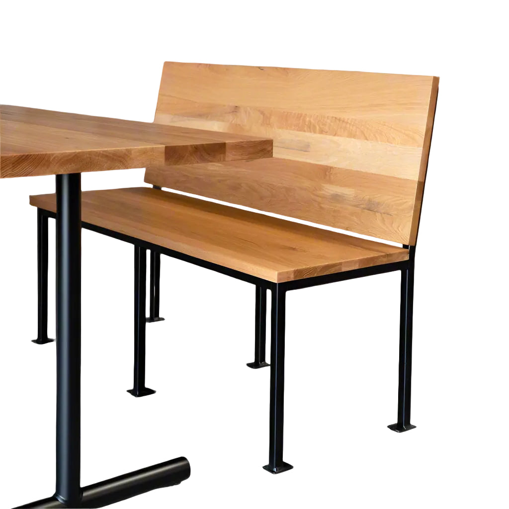 Steel Frame Wood Booth