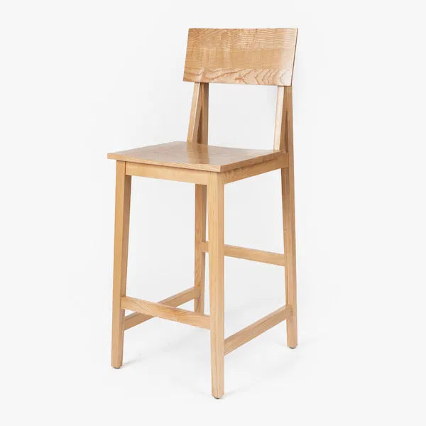 Wooden bar stool