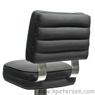 Dual Curved Tempered Aluminum Backrest Support Deluxe Bolt Down Counter Stools