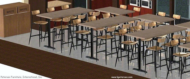 22" Stamped Steel End Table Base