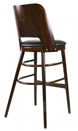 Bentwood Backrest Bar Stool