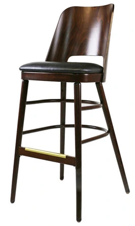 Bentwood Backrest Bar Stool