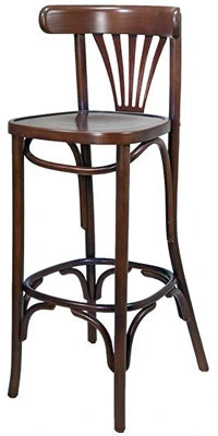 Bentwood Bistro Fan Back Bar Stool