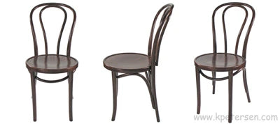Thonet-Style #18 Hairpin Double Loop Bentwood Chair